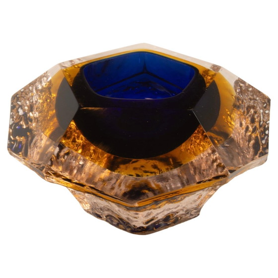 Cendrier sculptural en verre submergé par Gianfranco Mandruzzato Murano 1970 – Accessoires de table, Modern (photo 7 of 22)