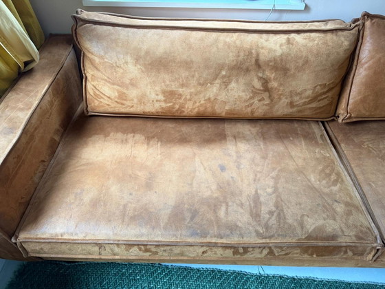 Image 1 of Comfortabele 3-zitsbank met hocker