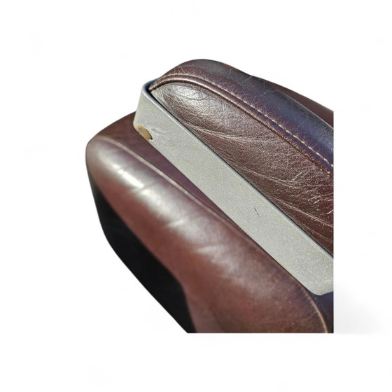 3 x Oscar Sessel von Harri Korhonen für Inno Interior Oy / braunes Leder / 1980er Jahre – Leather (photo 7 of 14)