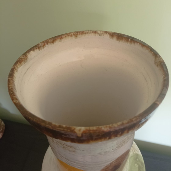 Rare XL Mid-Century Floor Vase – Saint-Clément France (47 cm) – st Clement, Ceramic (photo 3 of 5)
