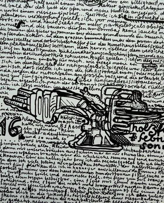 Bernhard Luginbühl, Kestnergesellschaft Hannover, ca. 1990, vintage tentoonstellingsposter – Paper (photo 4 of 10)
