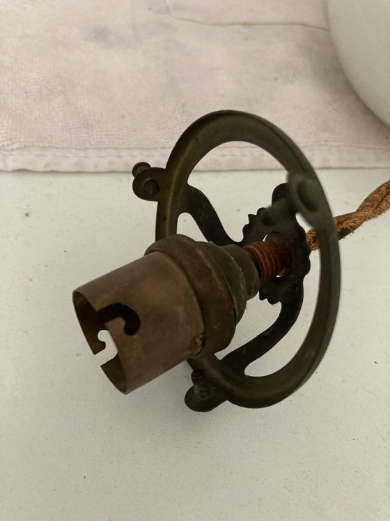 Image 1 of Ancien monte et baisse en porcelaine année 50’S