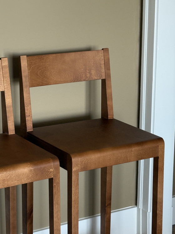 Image 1 of FRAMA Barstuhl 01 H65 Warm Brown Birch (2er Set)