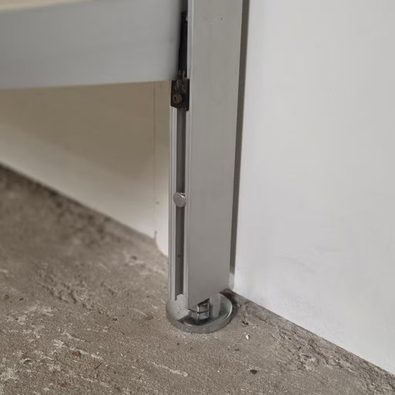 George Nelson, Herman Miller CSS Sistema a Parete, Divisorio, Armadi a muro, Alluminio, Metallo, Crema (foto 16 di 24)