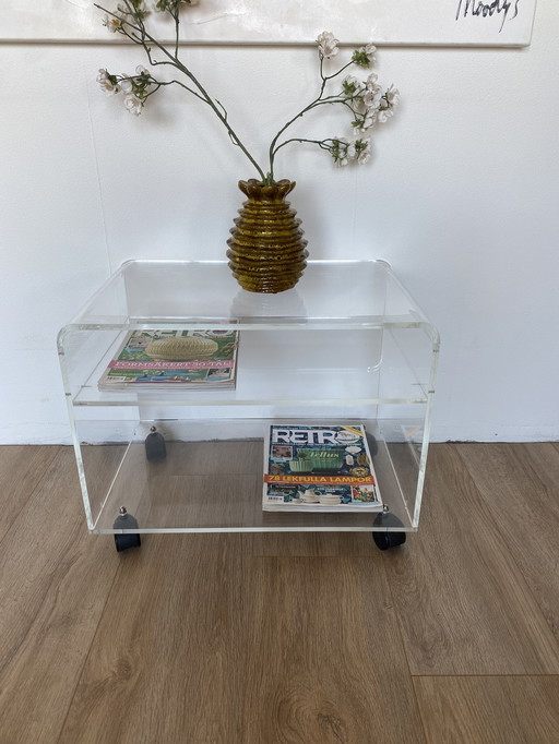 Plexiglass Coffee Table or Side Table