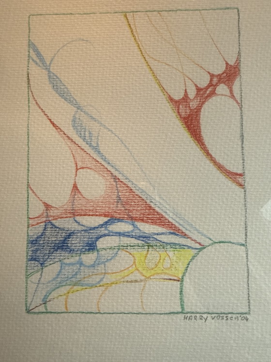 Image 1 of Harry Vossen abstract drawing
