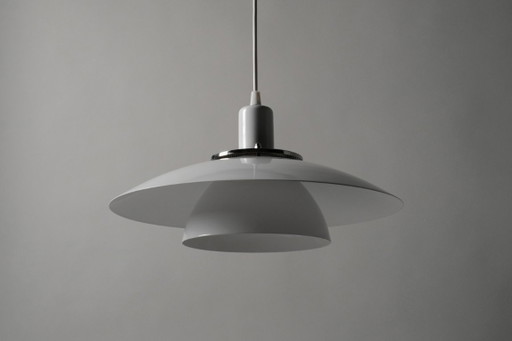 Eglo Multi-Shade Tiered Pendant Lamp, White Lacquered, Scandinavian Modern Lighting. – hanglampen, Metal