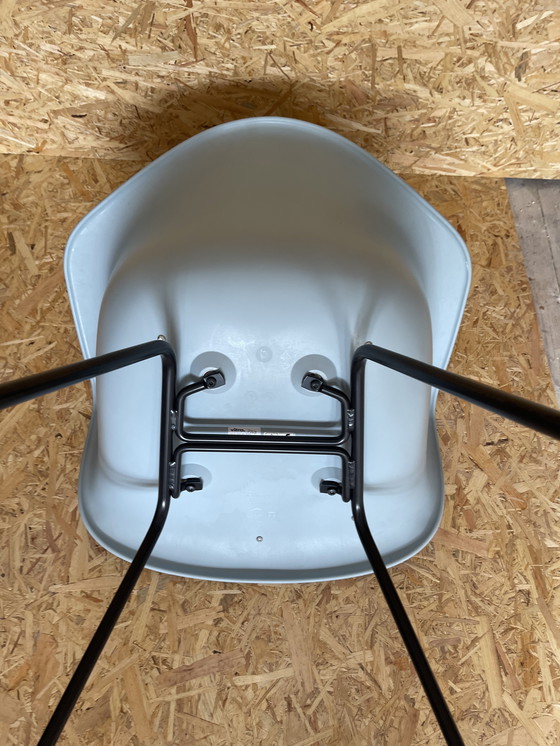 Image 1 of 3x Silla de plástico Eames Vitra - DSX con cojín de asiento