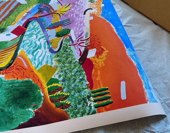 Image 1 of Nichols Canyon - David Hockney 1971 - Poster 61 × 91 cm