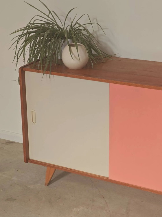 Credenza U452 rosa e bianca di Jiri Jiroutek per Interier Praha – Armadi contenitori, Legno, Design (photo 16 of 28)