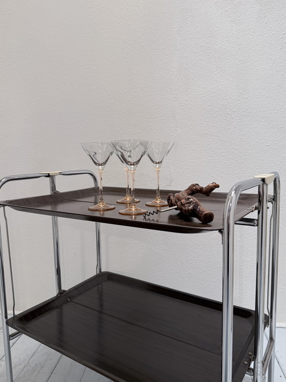 Desserte Vintage Mid-Century Pliante – Chrome, Other (photo 14 of 15)