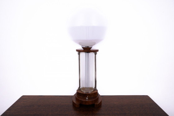 Image 1 of Un par de lámparas de mesa únicas de mediados del siglo XX.