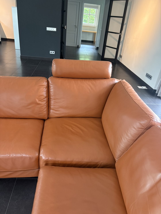Rolf Benz Bank – Ecksofas, Leather, Metal (photo 4 of 11)