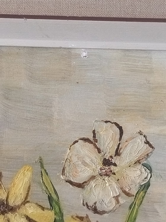 Image 1 of Superb Still Life - Bouquet of Daffodils - Raymond BOVY (1960)