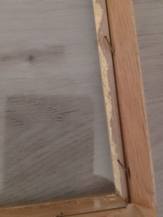 Image 1 of Lithographie des éditions de prestige Braun and cie d un tableau d Edgar Degas cadre bois stuc doré 