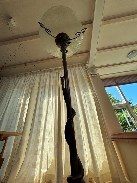 Image 1 of Floor lamp Table lamp Hand-greased Art Nouveau style