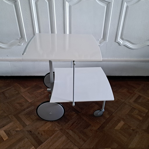 Carrito de Raul Barbieri, Ycami, Italia, años 90 – serveerwagens, Aluminium, lamine