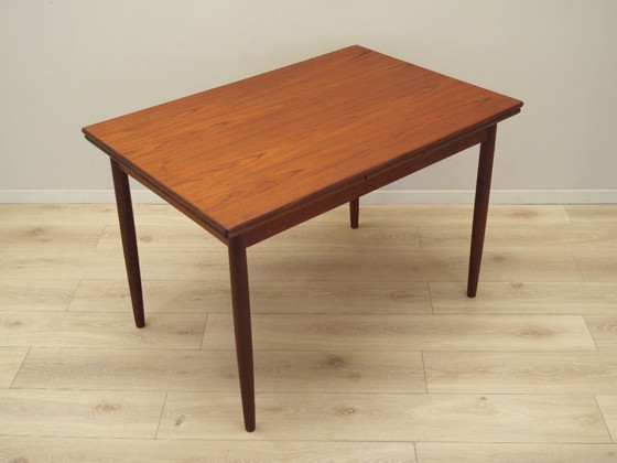 Image 1 of Tisch aus Teakholz, dänisches Design, 1970er Jahre, Produktion: Dänemark