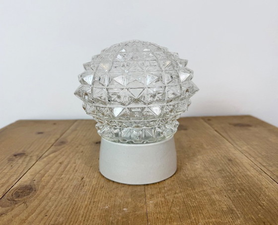 Vintage witte porseleinen plafondlamp, jaren 70 – Plafondlampen, Porcelain (photo 2 of 13)