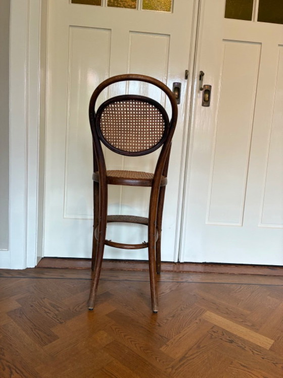 Thonet Hochstuhl 1895 – Stühle und Loungesessel, Rattan, Wood (photo 6 of 9)