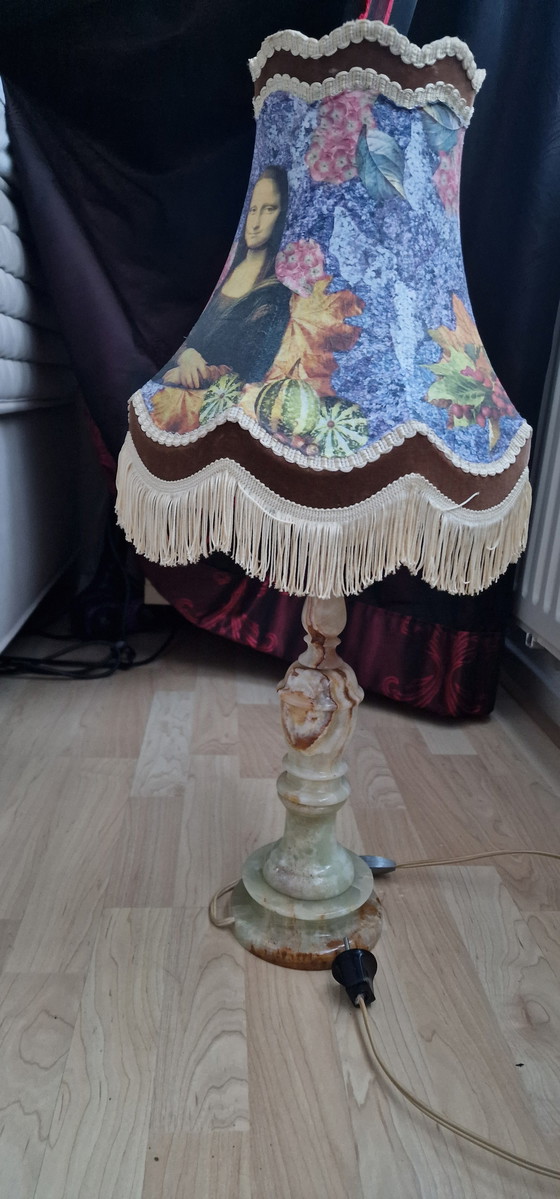 Image 1 of Lampada da tavolo in marmo vintage