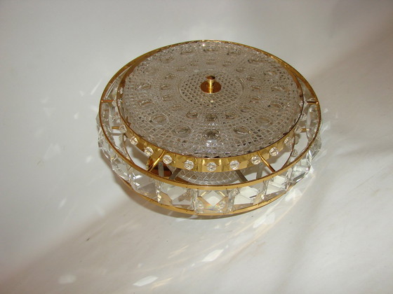 Image 1 of Kristall-Hängeleuchte Proj. Carl Fagerlund für Orrefors, Schweden, 1960er Jahre