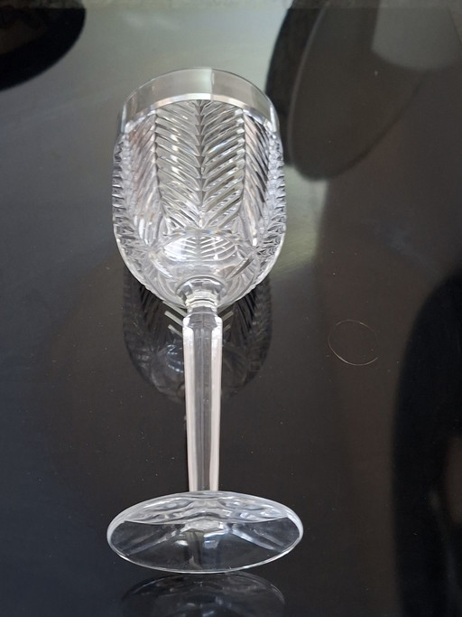Ralph Lauren Crystal Herringbone Wijnvat Glas - Zeldzaam