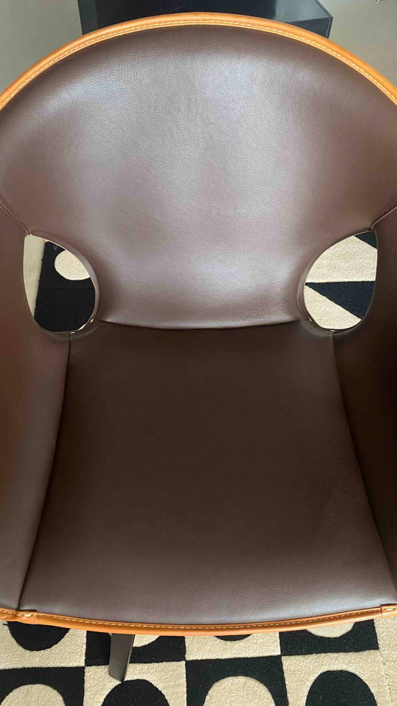 POLTRONA FRAU POLTRONCINA GINGER – Sedie girevoli, Leather, Wood (photo 27 of 36)