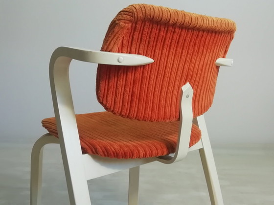 Image 1 of Orig. Asko Ilmari Tapiovaara Aslak Sedia 1946 FIN anni &#39;70 Sedia Arancione Artek