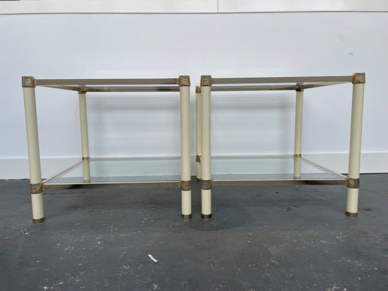 Image 1 of Set di tavolini in stile Regency, anni '70, Francia.