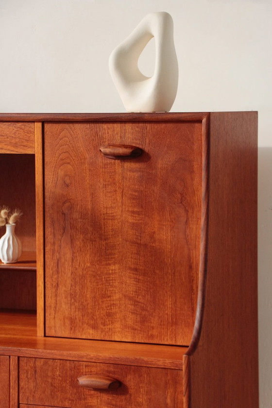 Image 1 of Credenza alta in teak vintage G-Plan