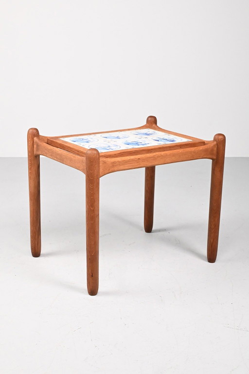 Unique oak side table