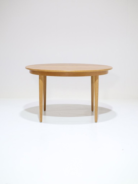 Image 1 of Uitschuifbare eettafel Skovmand & Andersen Deens eiken vintage