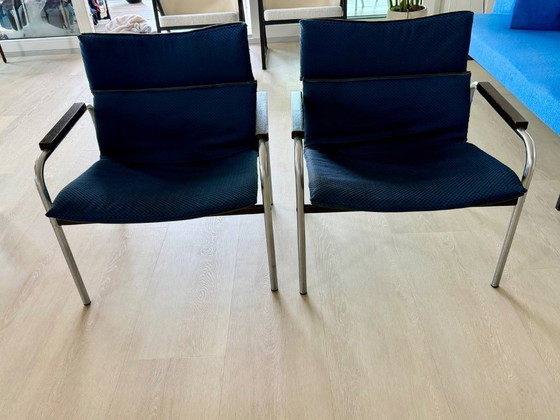 Kembo Lounge Chair von Just Meijer – Stühle und Loungesessel, Metal, Textile (photo 4 of 5)