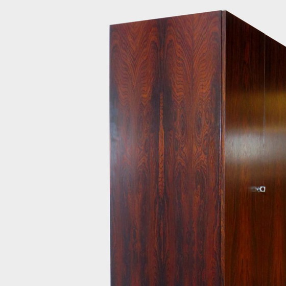 Image 1 of Großer, antiker Kleiderschrank mit 6 Türen aus Palisanderholz, 1960er Jahre