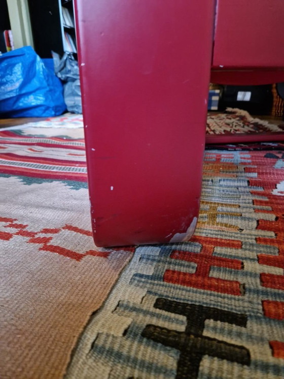 Image 1 of MAGNIFICA POLTRONA IN PELLE ROSSA ROCHE BOBOS