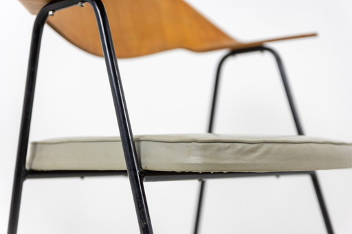 Robin Day. Bürosessel aus thermogeformtem Holz. Airborne um 1950-60