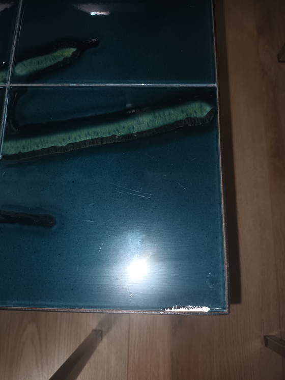 Image 1 of Vintage coffee table Adri with tiles