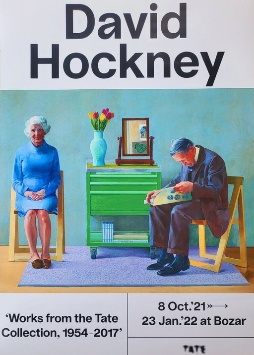David Hockney - Exhibition at BOZAR 2021 Print Artwork – giclee prints, Paper