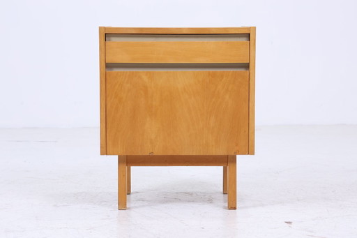 Vintage Hellerau bedside table 60s | 794/10 Mid - Century mini chest of drawers | 70s storage bedroom birch #05-01