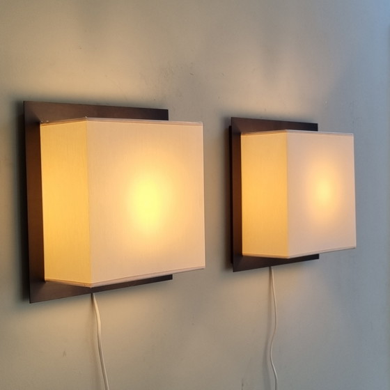 Image 1 of Coppia di lampade di design belga di alta qualità