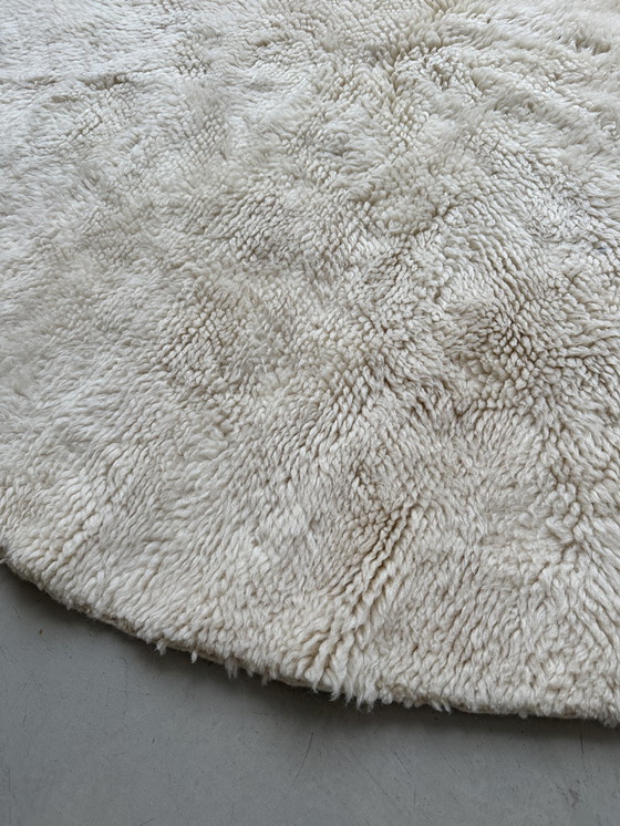 Image 1 of Round unique Béni ouarain rug 100% handmade 