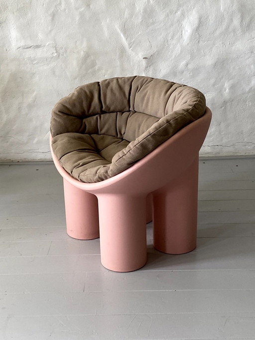 Driade Armchair Roly Poly design Faye Toogood including seat cushion.