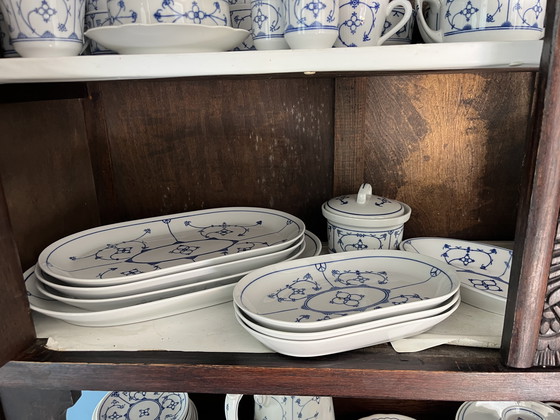 Image 1 of Blau Saks Strohblume servies compleet 150+
