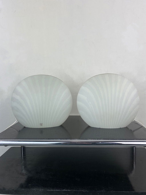 2x Peill & Putzler table lamps Zebra series