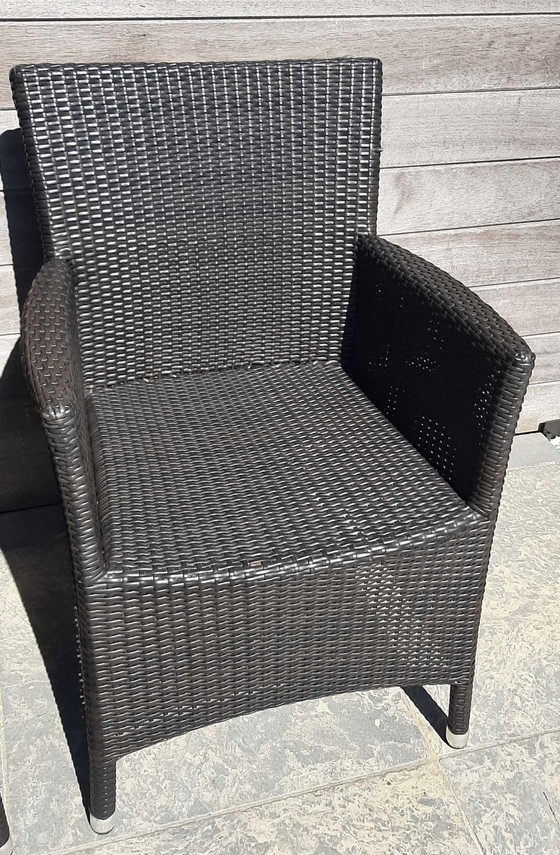 Image 1 of 6 sedie da pranzo Varaschin con cuscini