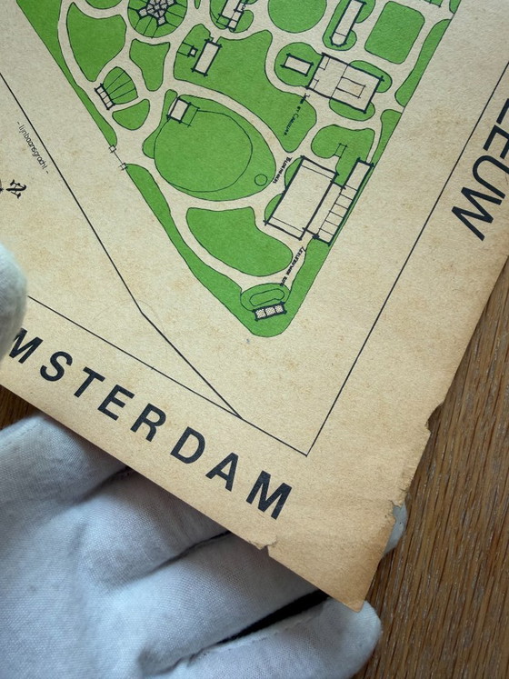 Image 1 of Natura Artis Magistra – Carte vintage du zoo Artis (Amsterdam)