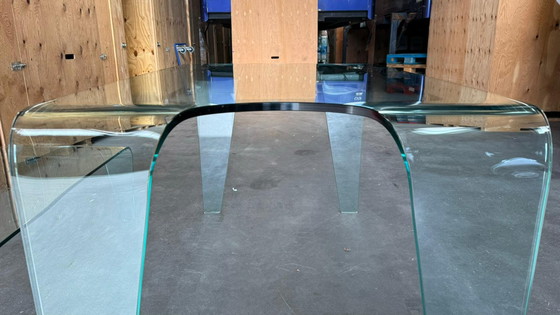 Image 1 of Très bel ensemble table de salle à manger vintage design italien avec table basse