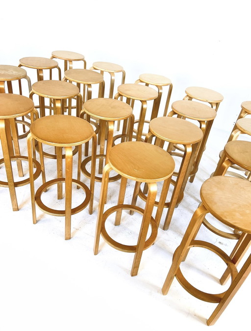 20x Tabouret de bar en contreplaqué 'Frosta', IKEA '90
