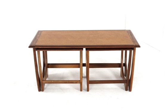 Image 1 of G Plan coffee table with nesting tables vintage